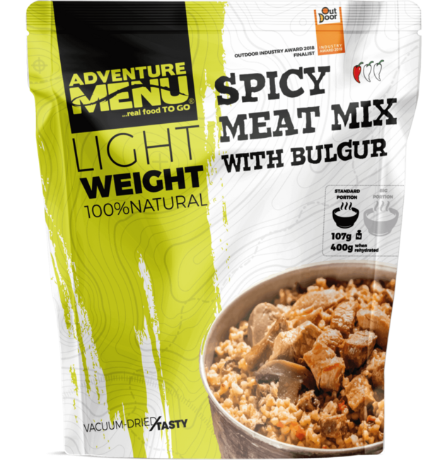 Adventure Menu Pentola piccante con bulgur, 400g