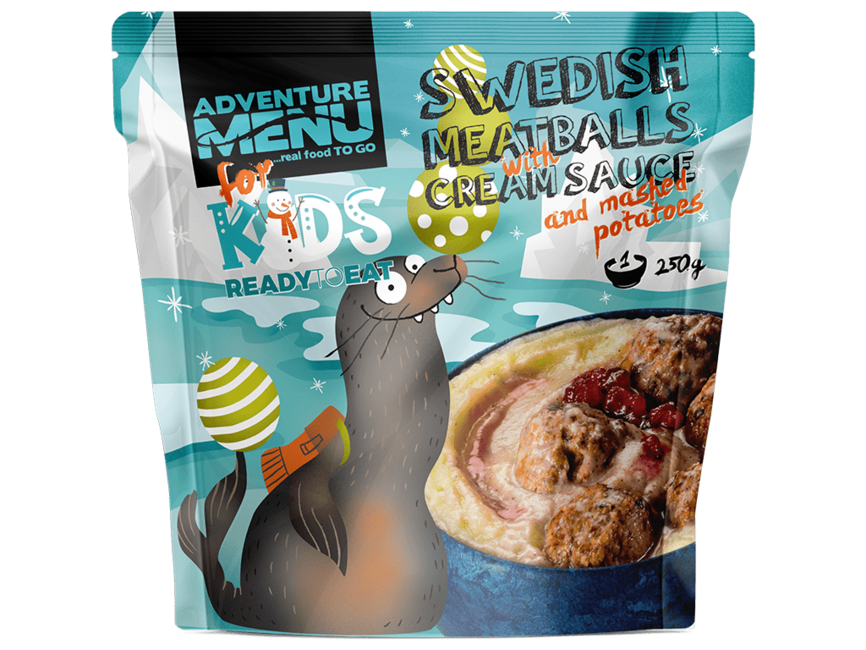 Adventure Menu Polpette svedesi con salsa alla panna e puré di patate, 250 g