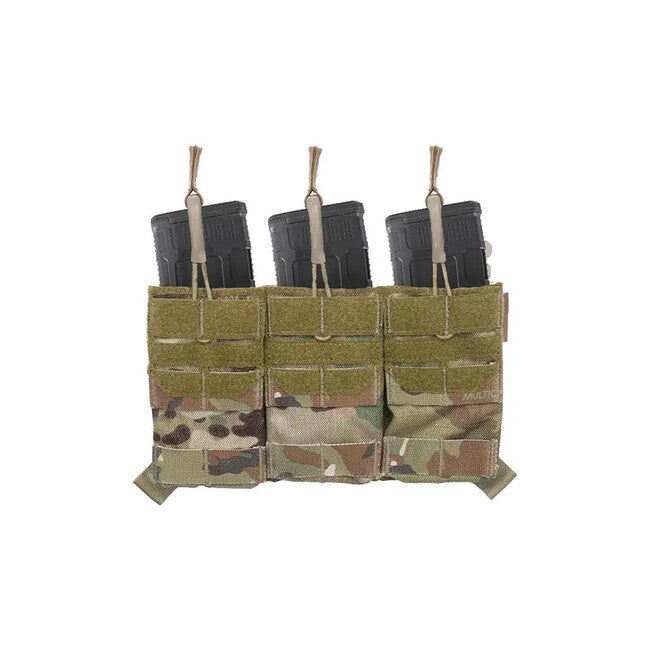 Agilite AG3 Placard Marsupio triplo per caricatori, multicam