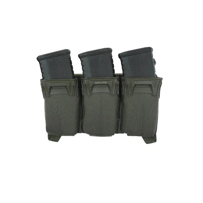Agilite Custodia per caricatori Pincer Triple, verde ranger