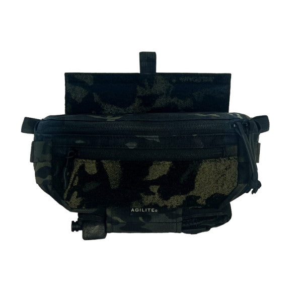 Agilite Six Pack borsa pensile, nera multicam