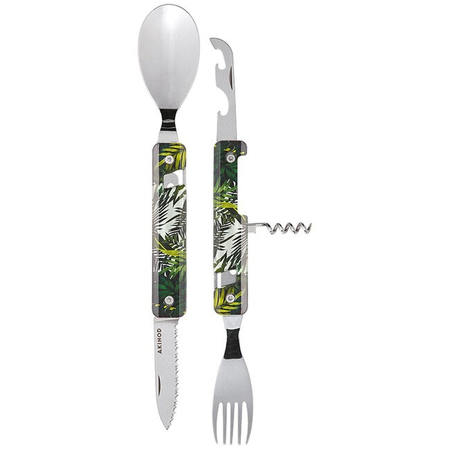Akinod A02M00018 posate multifunzione 13h25, giungla
