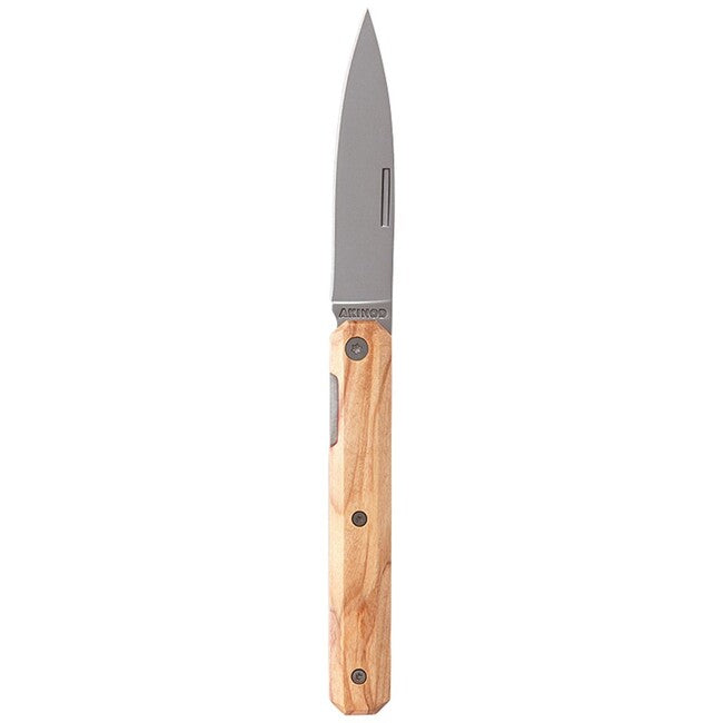 Akinod A03T00001 coltello da tasca 18h07, legno d'oliva