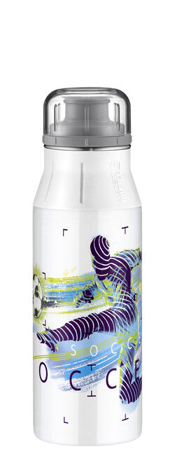 Alfi ElementBottle Kids borraccia per bambini in acciaio inox ' 0,6 l calcio