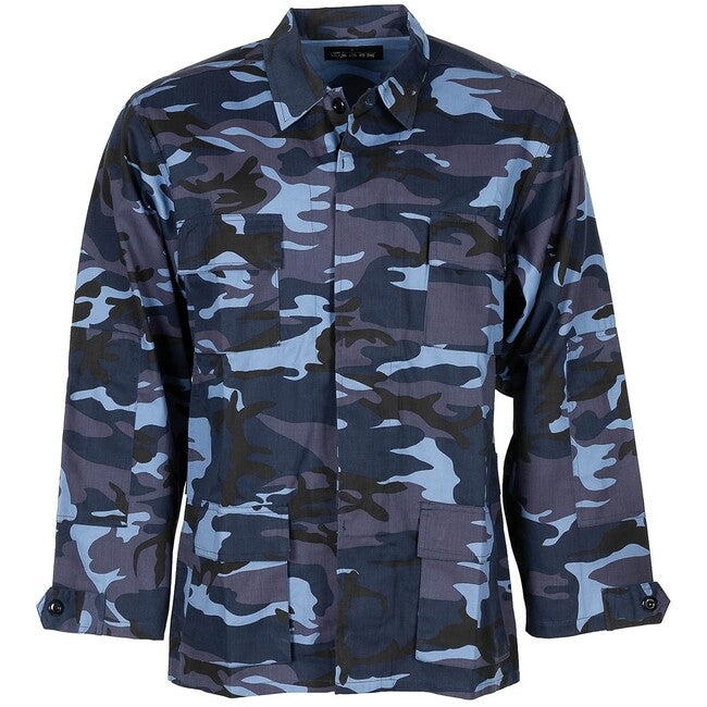 MFH Giacca da campo americana BDU, blu cielo