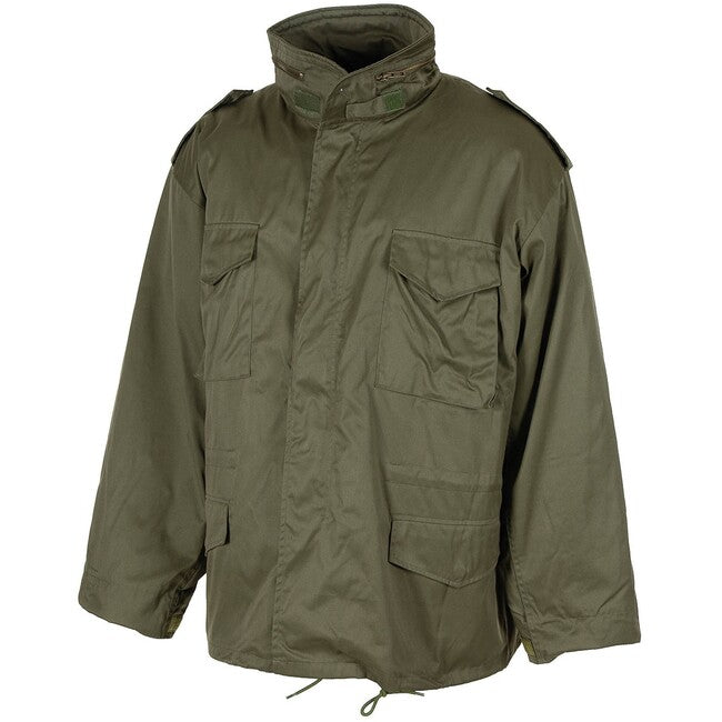 MFH Giacca da campo americana M67 con fodera trapuntata staccabile, verde OD