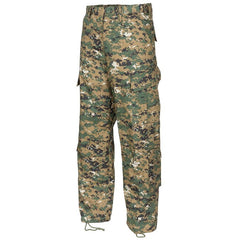 MFH Pantaloni da campo americani acu rip stop, digitale woodland