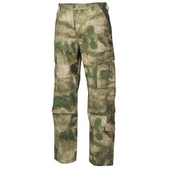 MFH Pantaloni da campo americani acu Rip stop, hdt-camo fg