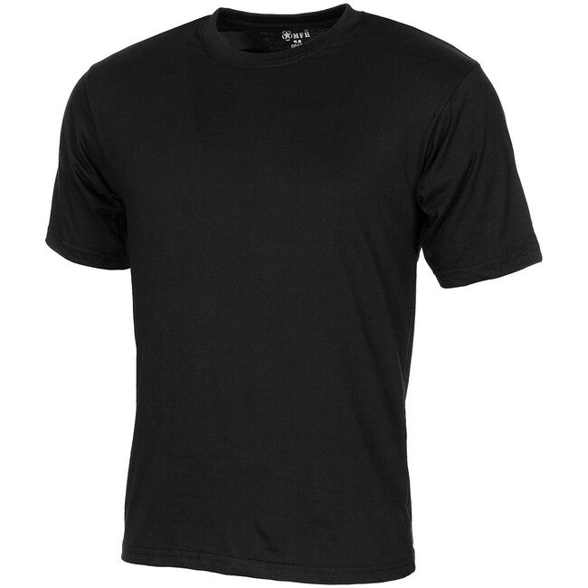 MFH Maglietta streetstyle americana a maniche corte, nera
