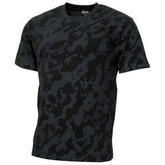 MFH T-shirt americana streetstyle, night-camo