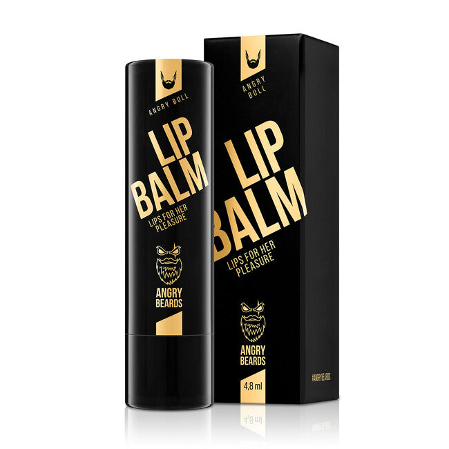 Angry Beards Lip Balm - Balsamo labbra energizzante per tori arrabbiati 4,8 ml