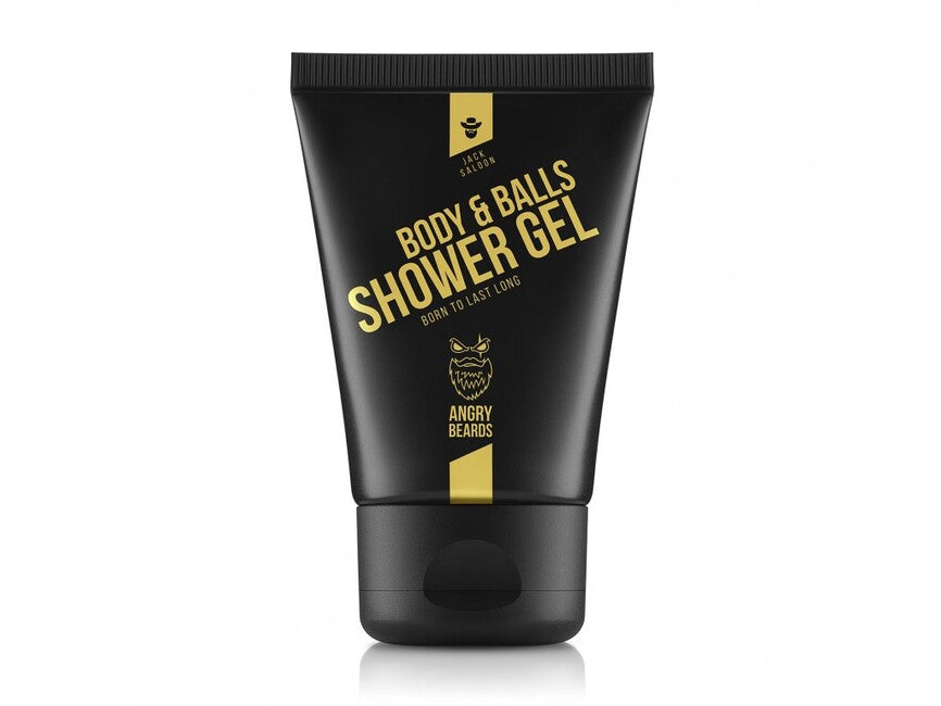 Angry Beards Jack Saloon gel doccia per corpo e palle 50 ml
