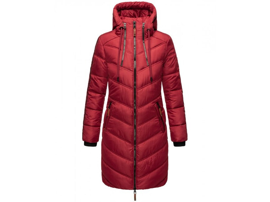 Marikoo ARMASA giacca invernale da donna, rosso scuro