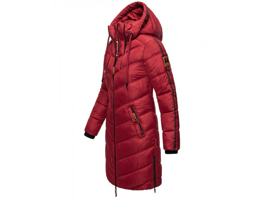 Marikoo ARMASA giacca invernale da donna, rosso scuro