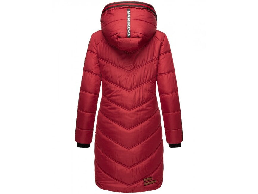 Marikoo ARMASA giacca invernale da donna, rosso scuro