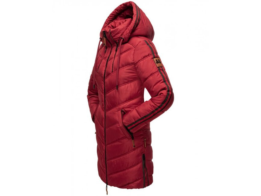 Marikoo ARMASA giacca invernale da donna, rosso scuro