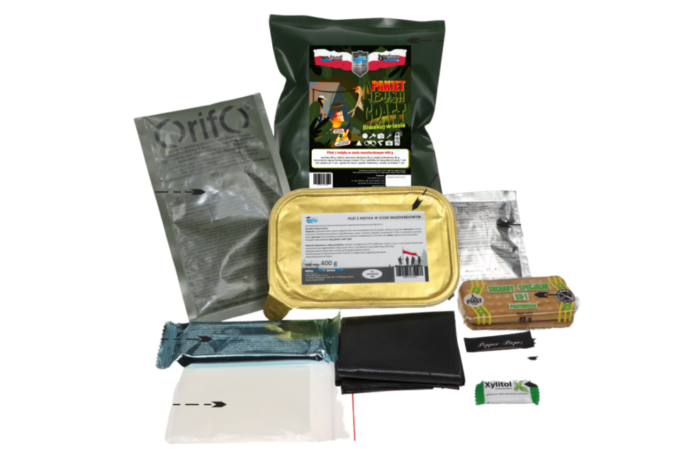 Arpol Bushcraft pacchetto PBC1 - filetto di tacchino in salsa