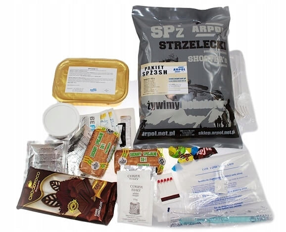Arpol MRE confezione da tiro, set da 3, 900g