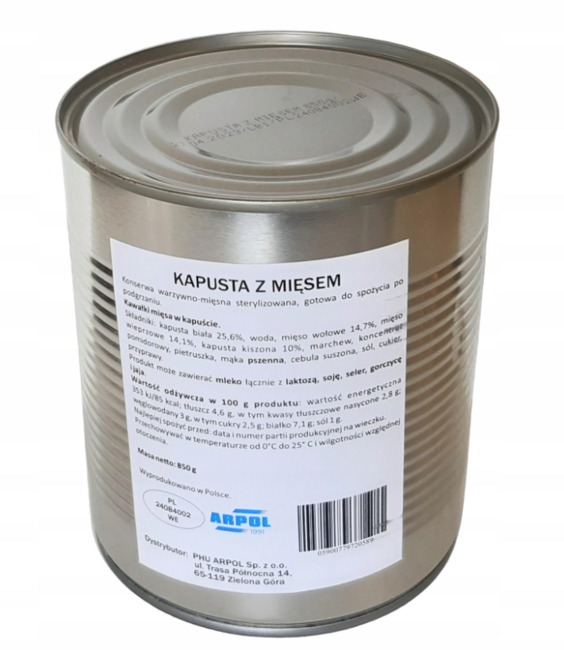 Arpol Conserva militare - cavolo con carne, 850g