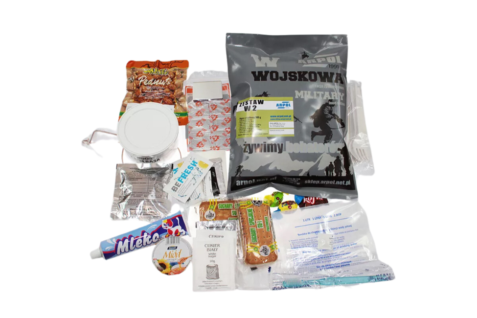Arpol Razione alimentare militare W2-polpette in salsa di verdure