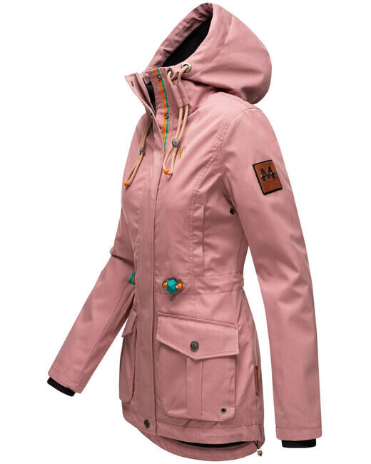 Marikoo BABETAA giacca transitoria da donna, rosa scuro