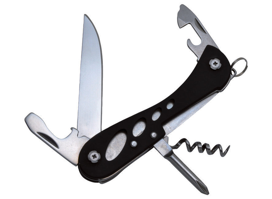 Baladeo ECO161 coltello multifunzione 7 funzioni, nero