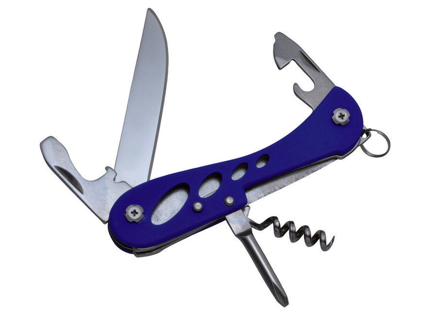 Baladeo ECO163 coltello multifunzione Barrow 7 funzioni, blu