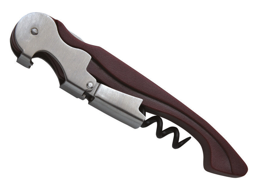 Baladeo ECO184 coltello da cameriere allegro, manico in abs rosso vino