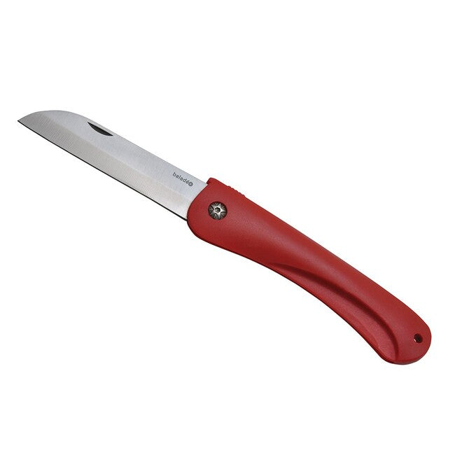 Baladeo Birdy Coltello tascabile lama 8 cm acciaio 2CR13 manico PP rosso