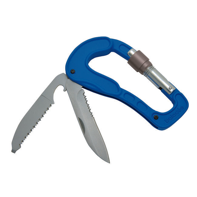 Baladeo ECO212 moschettone Cliff + 2 lame, blu