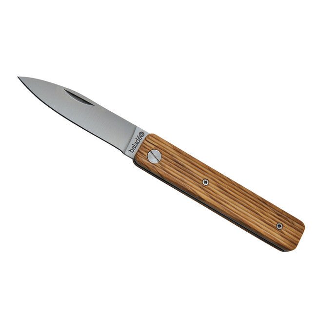 Baladeo ECO331 coltello papagayo lama 7,5 cm acciaio 420 manico in legno d'ulivo