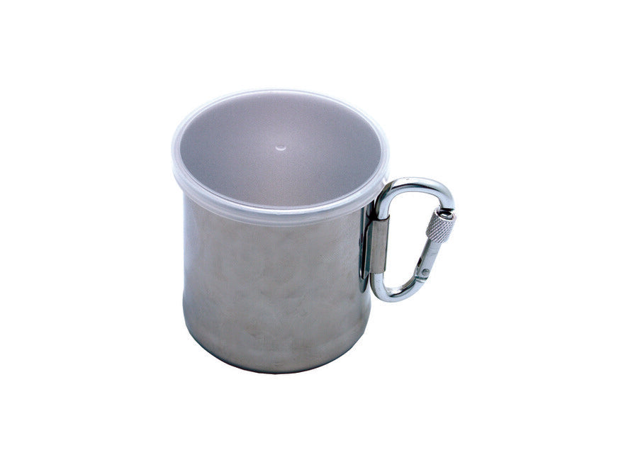 Baladeo PLR065 tazza in acciaio inossidabile con moschettone