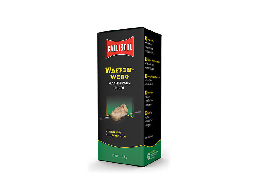 Ballistol Stoppa di lino per la pulizia delle canne dei fucili, 75g
