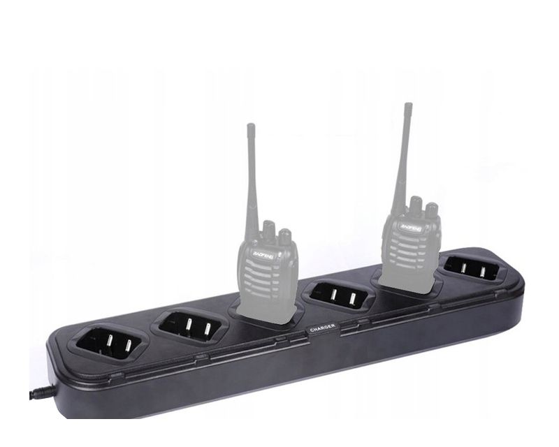 Baofeng BF-888S caricatore da tavolo per 6 pezzi.