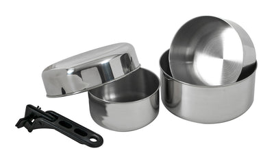 Set di Stoviglie in Acciaio Inox