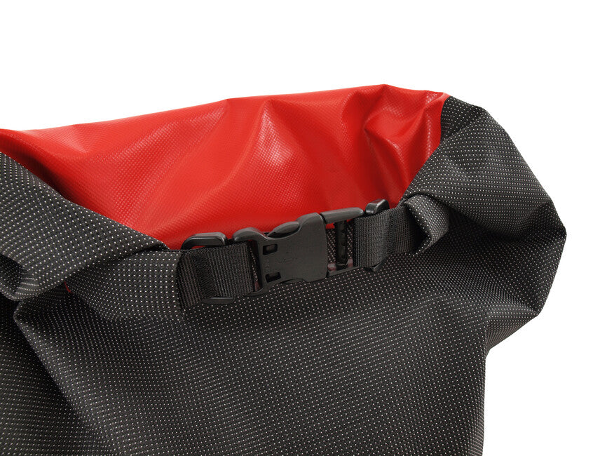 BasicNature Duffelbag zaino impermeabile ' 90 L nero-rosso