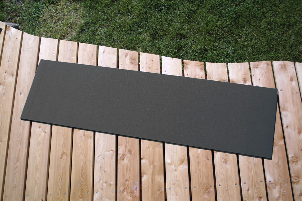 BasicNature ECO materassino regolare 180 x 50 x 1 cm, nero