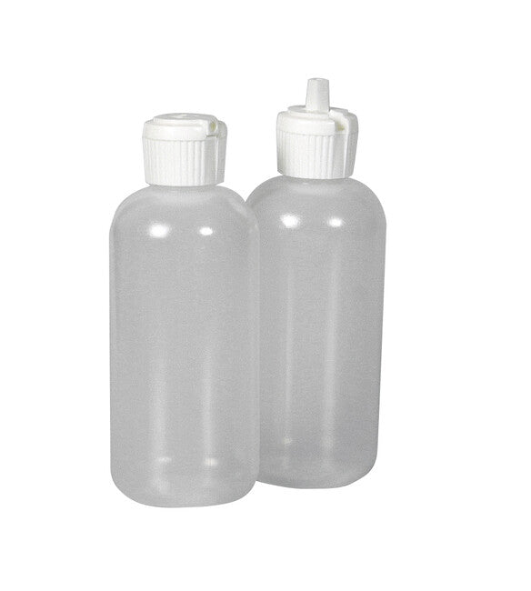 BasicNature Bottiglia con tappo versatore 120 ml 2 pz.