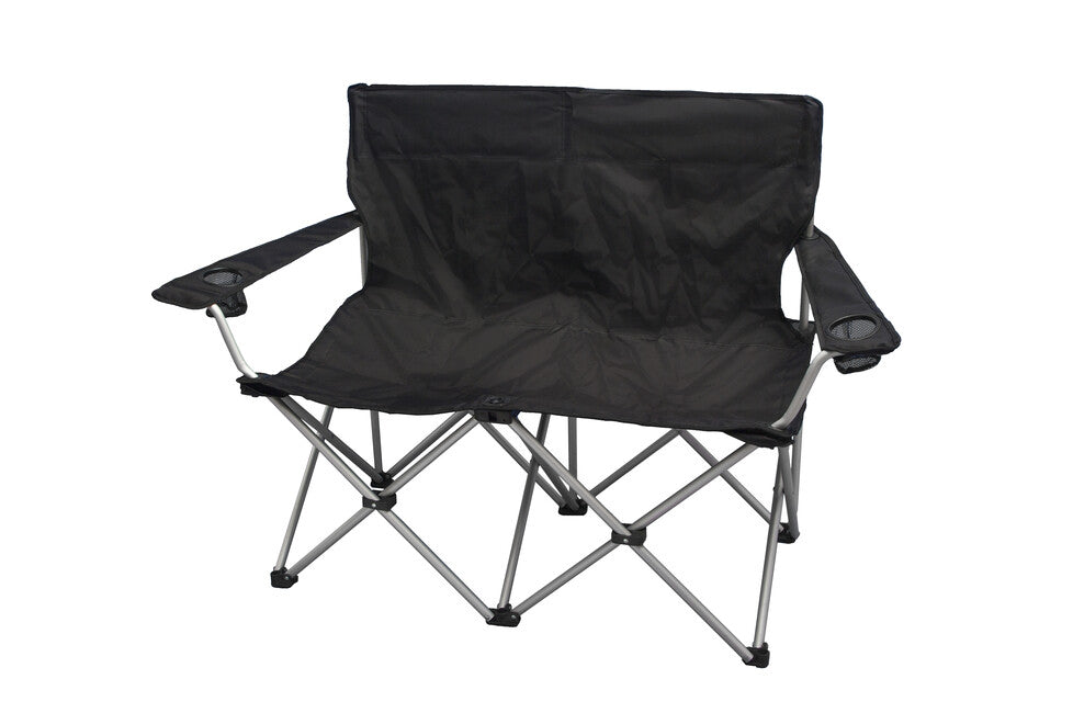 BasicNature Love Seat sedia da viaggio, nero