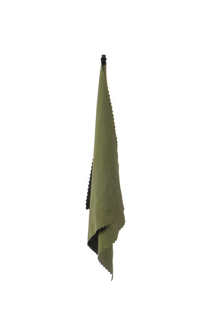 BasicNature Mini Towel asciugamano da viaggio in microfibra ultrafine L oliva