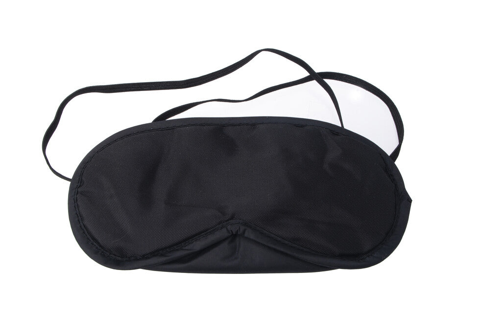 BasicNature Maschera per dormire, nera