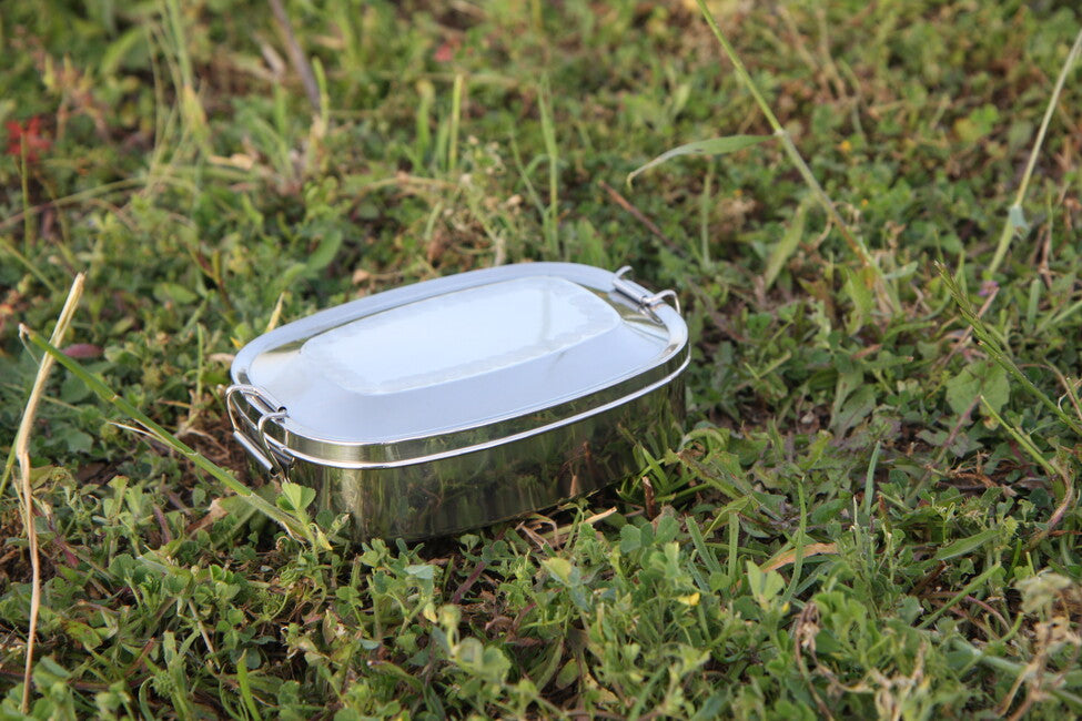 BasicNature Contenitore per il pranzo in acciaio inox da 0,45 l
