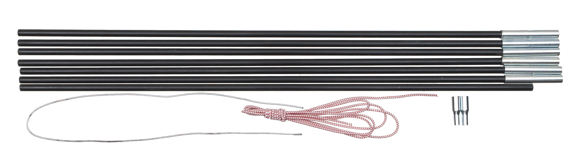 BasicNature Asta in fibra di vetro 4 m x 7,9 mm 7 segmenti