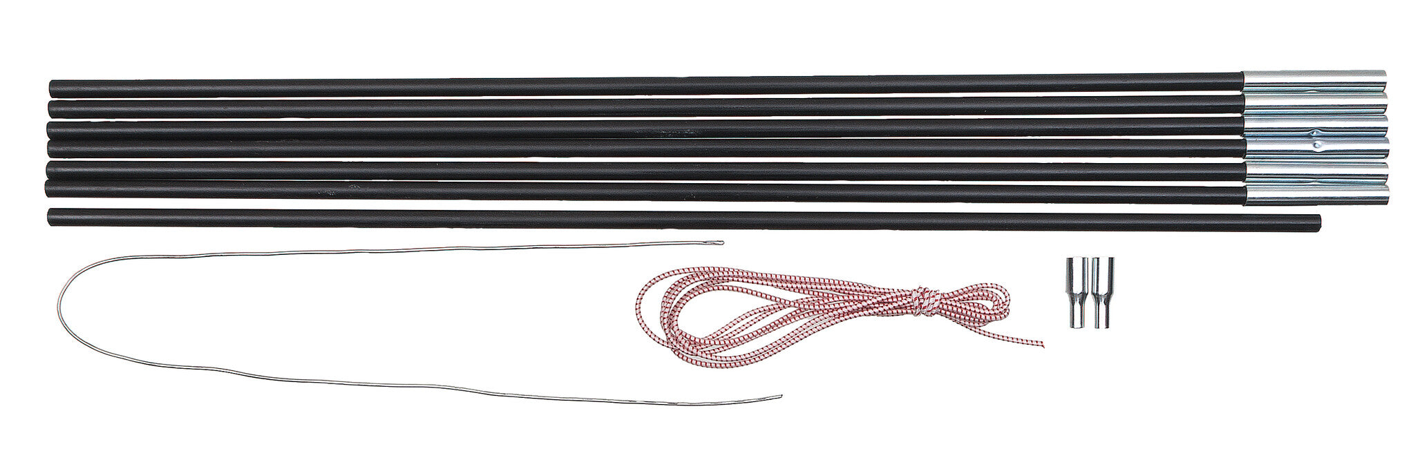 BasicNature Asta in fibra di vetro 4 m x 8,5 mm 7 segmenti