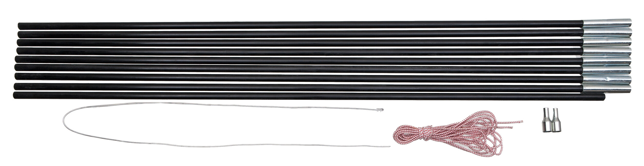 BasicNature Asta in fibra di vetro 7,75 m x 11 mm 9 segmenti
