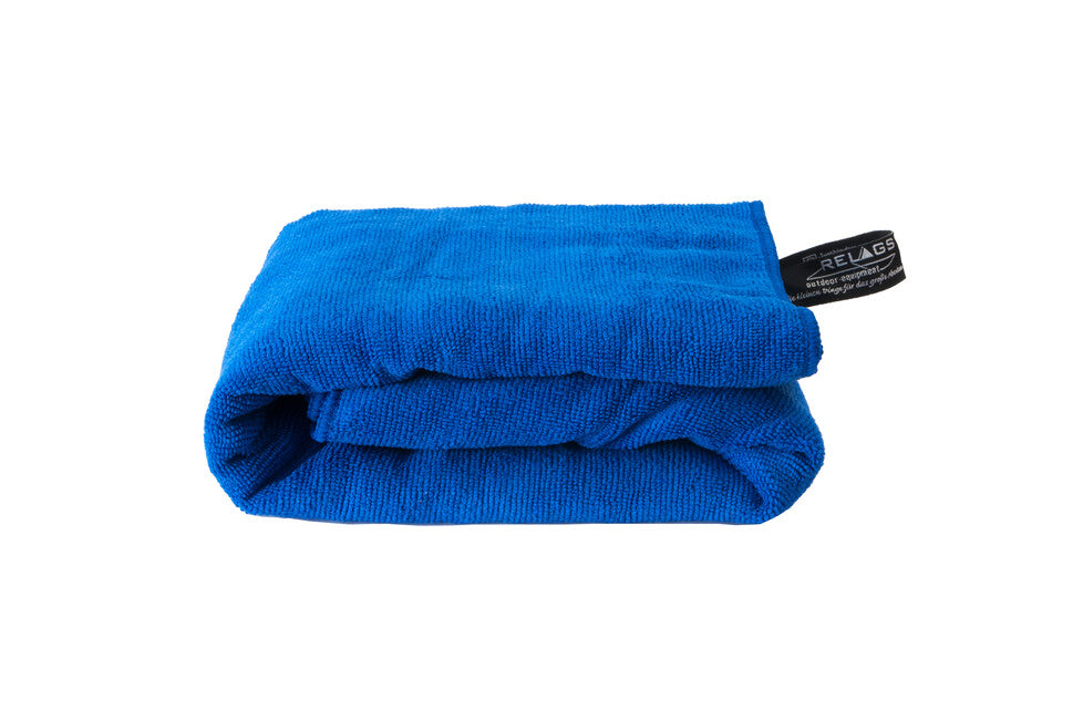 BasicNature Asciugamano in spugna 85 x 150 cm, blu