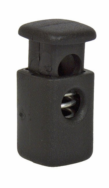 BasicNature Clip per cordino chiudibile 10 pz., nero