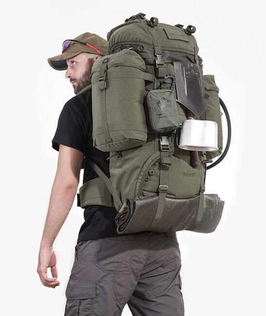 Pentagon Deos zaino 65L, nero