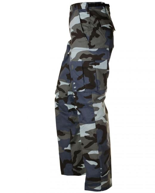 O&T Pantaloni da uomo BDU, skyblue