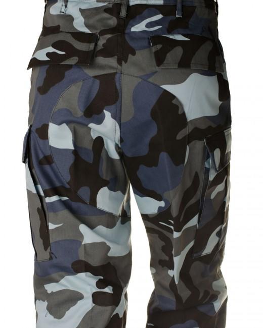 O&T Pantaloni da uomo BDU, skyblue